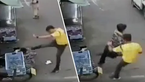 ขาหัก โหนกแก้มแตก! สาวทอมโดนหนุ่มหัวร้อนเตะ ฉุนแจ้ง ตร. เห็นทำร้ายสาว