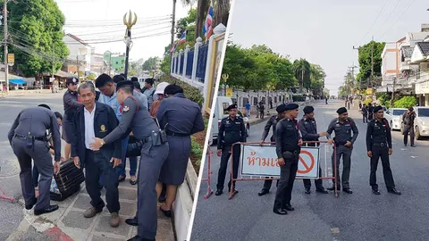 ระทึก! ศาลนำ'บังฟัต' พร้อม 7 ผู้ต้องหาฆ่ายกครัว ฟังคำตัดสินคดี (คลิป)