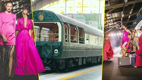 หนุ่มสาวไฮโซเกาะรถไฟสายเอ็กซ์เพรส ฉลอง 5 ปี โว้ก ไทยแลนด์