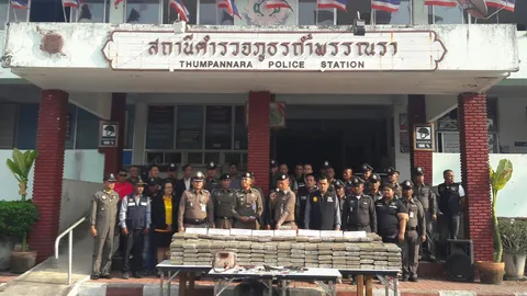 เจ๋ง! ตร.โชว์ จับแก๊งลอบขายกัญชาอัดแท่ง รายใหญ่ 501 กก. มูลค่า 20 ล้าน