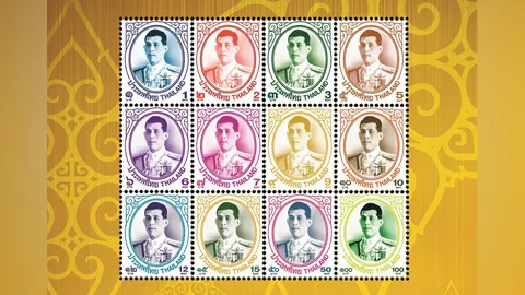 ไปรษณีย์ไทย เปิดตัวแสตมป์ 'สมเด็จพระเจ้าอยู่หัว' สำหรับใช้งานทั่วไป