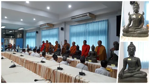 อิ่มบุญ! พระเชียงแสนกลับสู่เชียงแสน 9 องค์ แห่ประดิษฐาน 9 วัด 