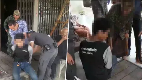รวบหนุ่ม 16 ค้ายาบ้า ตร.จับคาบ้าน ยายยืนด่าทำครอบครัวเสียหาย