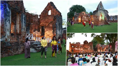 คนอินจัดฉากละครบุพเพสันนิวาส แห่ชมบ้านวิชาเยนทร์ของฟอลคอน