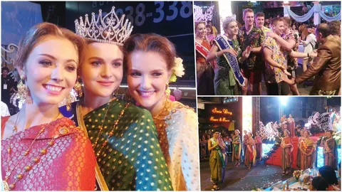 สาวดัตช์ แต่งชุดไทยงามสง่า คว้าเทพีสงกรานต์นานาชาติ ถนนข้าวสาร