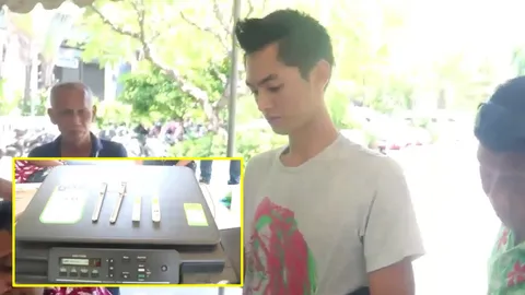 หนุ่มพม่าสุดซวย เผลอพกมีดมาเล่นสงกรานต์สีลม เจอข้อหาพกอาวุธ