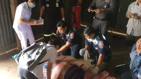 ฟ้าผ่าสาวชาวนาดับสยอง ขณะออกไปเปิดน้ำออกจากนาข้าว