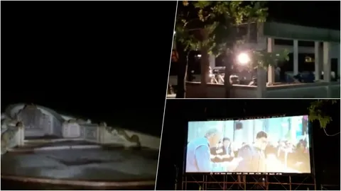 ฉายหนังให้ผีดูในสุสาน มีหลุมศพเป็นร้อย เชื่อผีก็เหมือนคนอยากดูหนัง! (คลิป)