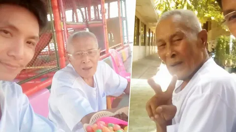 ได้กลับแล้ว! คุณตาถูกลูกสาวหลอกปล่อยวัด เจอคนใจบุญพาส่งบ้าน