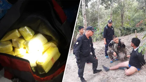 ปิดล้อมเป้าหมายรอยต่อ 3 อำเภอเชียงใหม่ รวบแก๊งค้ายาบ้า ยึด 4 แสนเม็ด