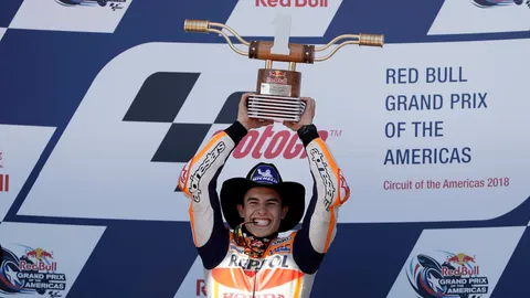 สนามนี้พี่ชอบ! 'มาร์เกซ' ซิ่งนรกซิวแชมป์ยูเอส กรังด์ปรีซ์ 6 ปีซ้อน