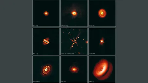 ศึกษาจานฝุ่นก๊าซล้อมรอบดาวฤกษ์เกิดใหม่