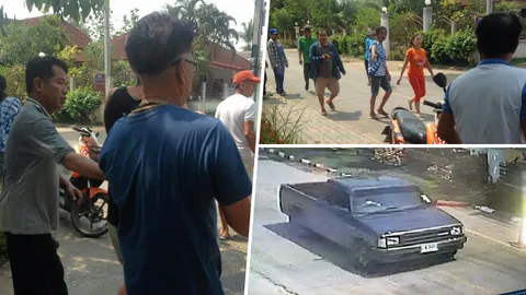 เมียหนีเมาคลั่ง ตามหาบ้านญาติที่มีสามีต่างชาติ โดนไล่กลับบ้านแทงฝรั่งคอทะลุ