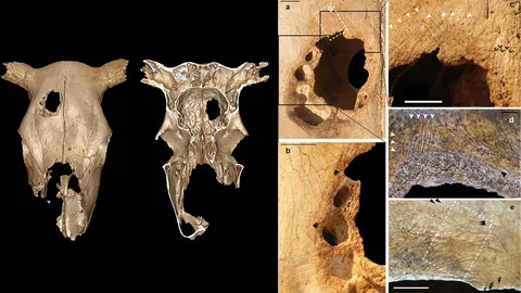 หลักฐานการรักษาสัตว์ของมนุษย์ยุคหิน