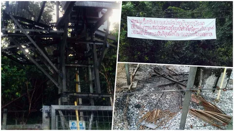 ใต้ป่วนหลายอำเภอ ปัตตานี-สงขลา แขวนป้ายโจมตีรัฐ - เผาก่อกวน