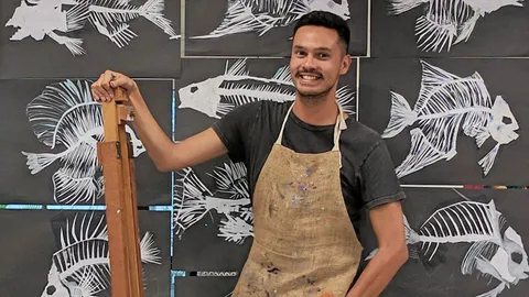 ภรณ มี้ด ผู้จัดฉากละครเวทีที่หันมาเป็นครูสอนศิลปะ