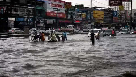 พายุถล่มหนัก! ทํา ‘พัทยา’ อ่วม นํ้าท่วมซํ้าซาก
