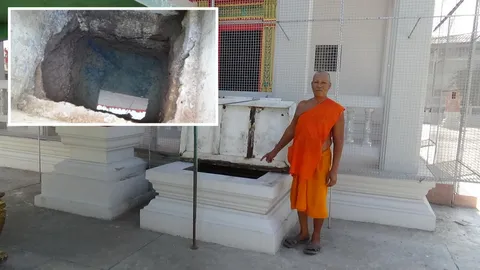 ชาวบ้านเชื่อ บ่อน้ำผุดหน้าวัดโพธิ์เอน คือน้ำมนต์ศักดิ์สิทธิ์  (คลิป)