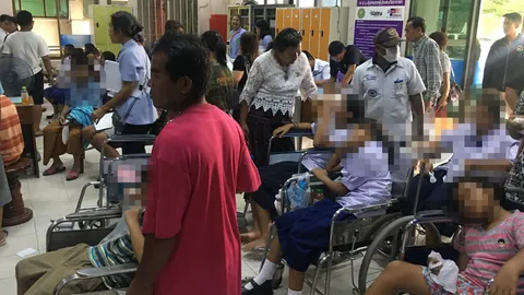 นร.ที่ยโสธร 50 คน อาหารเป็นพิษ กินกะเพรา-ข้าวมันไก่ ท้องเสียอื้อ