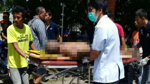 รากบัวพันขา! สองผัวเมียออกหาปลาจมน้ำ ผลุบๆโผล่ๆ ตาย 1 โคม่า 1