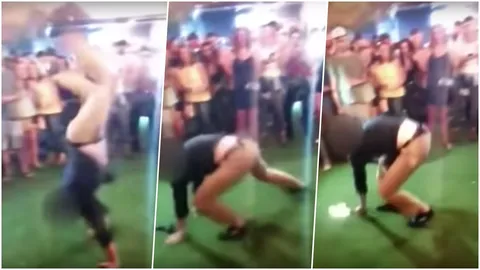 FBI เฟอะฟะ! ตีลังกาโชว์ดันทำปืนหล่น กระสุนลั่นเจาะขาคนดู (คลิป)