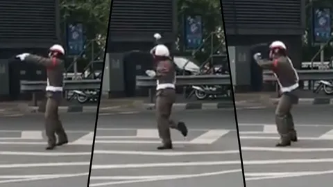 อากาศร้อน หรือมันเป็นอินเนอร์ จราจรออกสเตปแดนซ์ สี่แยกกลางกรุงฯ