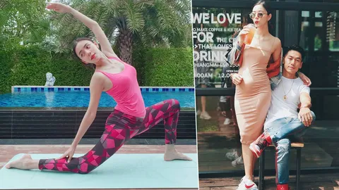 คอนเซปต์ ท้อง...ไม่ใช่คนป่วย! นิวเคลียร์ ตั้งท้องลูก หุ่นยังเป๊ะ