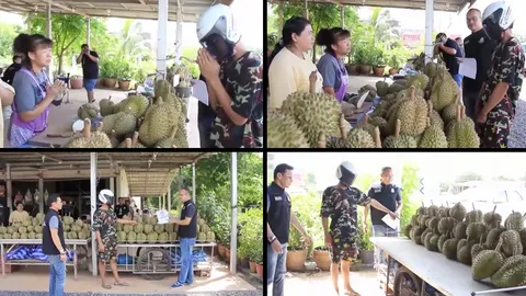 รวบแล้วโจ๋ 17 ขโมยทุเรียนแลกยาบ้า ตร.เตรียมล่าเพื่อนอีก 1 ราย