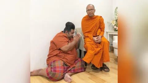 จบด้วยดี... ‘พระมหาไพรวัลย์’ นับถือน้ำใจ ‘ร่างทรงพระพิฆเนศ’ กราบขอโทษ