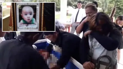 สิ้นลมแล้ว! หนูน้อย 5 เดือน เหยื่อพ่อโหดจับฟาดผนัง-ทุ่มใส่พื้น