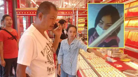 เผยอีเสือสาว บุกเดี่ยวจี้ร้านทองหนองหาน เพิ่งผ่าเสริมดั้ง