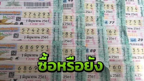 ช่างบังเอิญเหลือเกิน! สำรวจแผงหวย เลขเบิ้ล 33 43 26 หมดเกลี้ยง