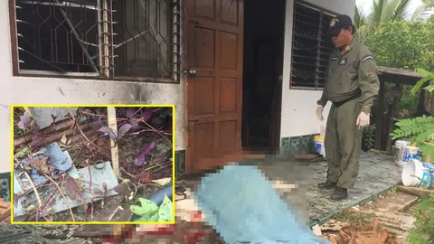 ช็อก! หนุ่มการไฟฟ้าเมาค้าง หยิบระเบิดเล่น พลาดหลุดมือตูมสนั่นตายสยอง