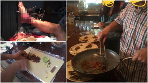 ช็อก! หนุ่มโดนตัดขา เอาเนื้อมาปรุงอาหารเสิร์ฟให้เพื่อนกิน