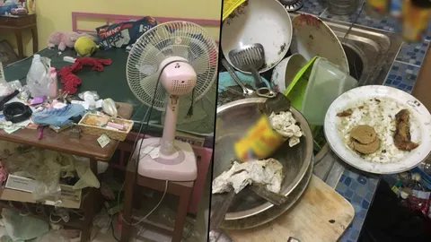 ทำคุณบูชาโทษ! สาวหวังดีให้เพื่อนอยู่ห้อง ทำเละเทะ ซ้ำขโมยเงินในกระปุก