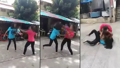 ไหนบอกตัวต่อตัว! สาวนัดตบคู่กรณีโดนเล่นไม่ซื่อใช้คัตเตอร์ฟันแขน (คลิป)