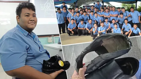 น่าชื่นชม! คนทั้งห้องรวมเงินซื้อรองเท้าให้เพื่อน หลังเห็นใส่ขาดๆ มานาน