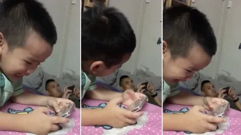 พ่อฆ่าหนูอ่ะ! เด็กน้อย 4 ขวบร้องไห้จ้า โดนพ่อขี้แกล้งทำให้ตายใน ROV (คลิป)