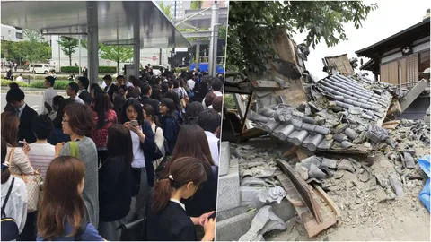 ช็อก !ผู้เชี่ยวชาญเตือน อาจเกิดแผ่นดินไหวแรงกว่าเดิม เขย่าซ้ำโอซากา 