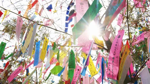 กระดาษ 5 สีเมืองเซนได ขอพรอย่างไรให้สมหวัง 