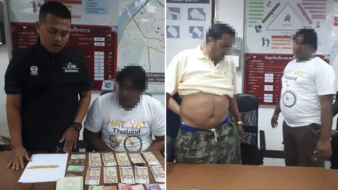 รวบได้แล้ว 2 คนร้ายแขกปากีฯลักทองคำ 5 บาท จากร้านที่สุราษฎร์ธานี