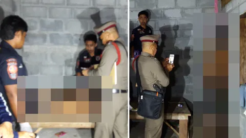 หนุ่มก่อสร้างปีนแท็งก์น้ำ ร้องความสนใจ ตกดึกเกิดหลอนผูกคอดับ