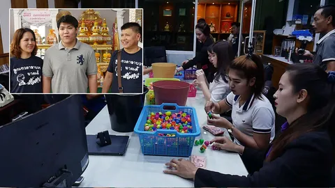 ใช้เครน3คัน โปรยทาน1ล้าน จัดเจ้าหน้าที่200นาย ดูแลงานบวชลูกเสี่ยราชบุรี