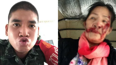 ตร.ยันเพจปลอมปูดข่าว ลูกนายพลใช้ปืนตบคนแก่ ปมโดนต่อว่าแซงคิว