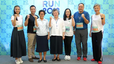 ศิษย์มาแตร์ฯแสดงกตเวทิตาจิต วิ่งเพื่อครู