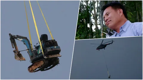 เผยโฉมหน้าเจ้าของ 'มินิแบ็กโฮ' ขึ้นฮ. Mi-17 ช่วย 13 ชีวิตติดถ้ำหลวง