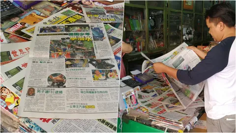 สื่อยักษ์ใหญ่มาเลเซีย เกาะติด13 ชีวิตติดถ้ำหลวง ลงข่าวหน้าหนึ่งพรึ่บ