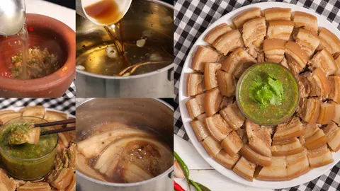 เปิดสูตร สามชั้นต้มน้ำปลา นุ่มละลายในปากคู่น้ำจิ้มแซ่บ! (คลิป)