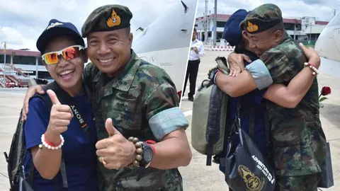 ทุกคนสู้ไม่ถอย! ภริยาเผยนาที ผบ.ซีล ถึงโถง 3 กังวลมากแต่ไม่บ่นเหนื่อยสักวัน