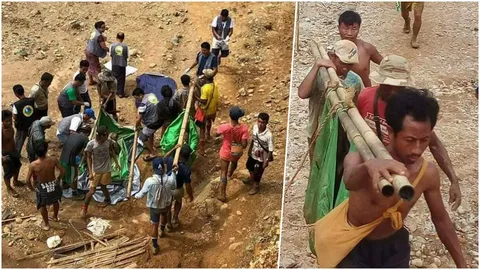 เหมืองหยกพม่าถล่ม ทับคนนับร้อย ดับอย่างน้อย 22 ศพ สูญหาย 30